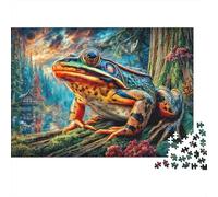 Puzzle Per Adulti 1000 Pezzi - Rana comune Difficile | Gioco Relax Anti-Stress Con Stampa Nitida | Decorazione Unica Per Appassionati 52x38cm/1000pcs