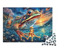 Puzzle Per Adulti 1000 Pezzi - Rana comune Difficile | Gioco Relax Anti-Stress Con Stampa Nitida | Decorazione Unica Per Appassionati 38x26cm/1000pcs