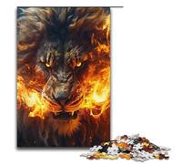 Puzzle per adulti 1000 pezzi Re dei leoni della prateria Puzzle in legno per bambini Gioco educativo 1000 pezzi (38x26 cm)