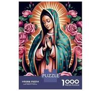 Puzzle Per Adulti 1000 Pezzi Religion Poster2 Guadalupe Puzzle Per Adulti Gioco Pratico Difficile Divertente Attività A Casa, 38x26cm/1000pcs