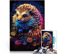 Puzzle per adulti, 1000 pezzi, riccio divertente, per tutta la famiglia, sfida l'intelligenza del cervello, giocattolo che crea dipendenza, adatto per adolescenti dai 14 anni in su, 26 x 38 cm