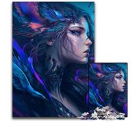 Puzzle per adulti 1000 pezzi Ritratto fantasy Angelo Puzzle in cartone Gioco per adulti Regalo Gioco interattivo per famiglie Sfida mentale Regalo 26X38CM/10,23x14,96 pollici