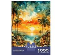 Puzzle Per Adulti 1000 Pezzi Road to Paradise Puzzle Rompicapo Gioco Difficile Regali Difficili Per Amici E Familiari 52x38cm/1000pcs