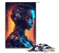 Puzzle per adulti 1000 pezzi Robot che trasforma un essere umano. Ogni pezzo è unico. Gioco stimolante e divertente per tutta la famiglia. 75x50 cm.