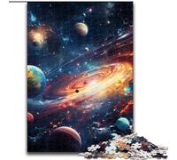 Puzzle per adulti, 1000 pezzi, rompicapo con universo colorato per adolescenti, regalo perfetto per una serata di giochi in famiglia (dimensioni: 50x75cm)