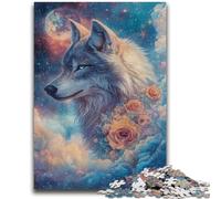 Puzzle per adulti 1000 pezzi Rose Wolf Family Fun è ideale come regalo per tutta la famiglia dai 14 anni in su 26x38cm