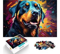 Puzzle per adulti 1000 pezzi Rottweiler Difficile e stimolante Adatto per la decorazione dell'ufficio da 14,96 pollici x 20,47 pollici per adolescenti da 14 anni e oltre