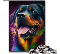 Puzzle per adulti 1000 pezzi Rottweiler fantasy Puzzle 1000 pezzi Impossibile difficile Sfida giocattolo per adolescenti (dimensioni 26x38cm)