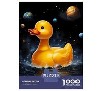 Puzzle Per Adulti 1000 Pezzi Rubber Duck Space Puzzle Per Adulti Giochi Rilassanti Vacanza A Casa Passatempo Per Compleanno, Natale 38x26cm/1000pcs