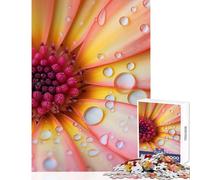 Puzzle per adulti 1000 pezzi Rugiada mattutina Fiore Decorazione per la casa Giocattoli Regali di Babbo Natale segreto Giochi rilassanti Difficile da completare Dimensioni 50x75cm