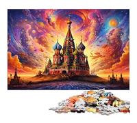 Puzzle per adulti 1000 pezzi Russia e San Pietroburgo da colorare giocattoli unici decorazioni per la casa e regali adatti per ragazzi dai 14 anni in su 1000 pezzi (38x26 cm)