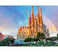 Puzzle per adulti 1000 pezzi Sagrada Familia 70 x 50 cm puzzle per adulti gioco educativo sfida giocattolo 1000 pezzi puzzle per adulti bambini