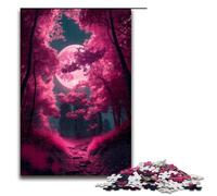 Puzzle per adulti 1000 pezzi Sakura Moon Jigsaw Puzzle Ogni pezzo è unico - Gioco divertente e stimolante per tutta la famiglia 1000 pezzi