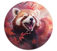 Puzzle per adulti, 1000 pezzi Sakura Red Panda Puzzle difficili per adulti Regalo perfetto per feste e compleanni (67,5x67,5 cm)