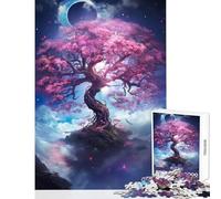 Puzzle per adulti 1000 pezzi Sakura Tree Fantasy Decorazione per la casa Giocattoli Regali di compleanno Giochi rilassanti Collezione di artisti Belle arti Dimensioni 38x26cm