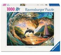 Puzzle per Adulti, 1000 Pezzi, Salto al Tramonto