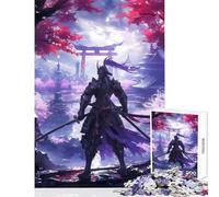 Puzzle per adulti 1000 pezzi Samurai Cultura giapponese Decorazione per la casa Giocattoli Regalo per compleanni Giochi per famiglie Attività divertenti a casa Dimensioni 50x75cm