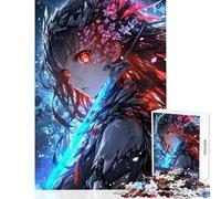 Puzzle per adulti 1000 pezzi Samurai Geisha magico giocattolo decorazione da parete Ottimi regali e giocattoli Gioco impossibile Lista dei desideri con Babbo Natale Dimensioni 38x26cm