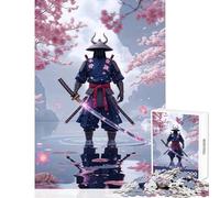 Puzzle per adulti 1000 pezzi Samurai in primavera decorazione per la casa giocattoli ottimo regalo gioco per famiglie migliorare l'amore tra coppie dimensioni 38x52cm