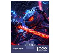 Puzzle Per Adulti 1000 Pezzi Samurai Turtle Warrior Animal Puzzle Per Adulti Gioco Rompicapo Migliora La Memoria Riduce Lo Stress Regali 38x26cm/1000pcs