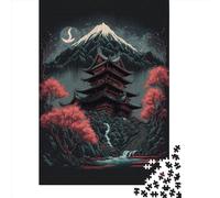 Puzzle per adulti 1000 pezzi Santuario giapponese 1 Puzzle in legno per adulti e adolescenti Decorazione per la casa Puzzle giocattoli 1000 pezzi (75x50 cm)