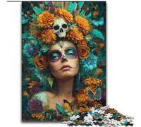 Puzzle per adulti 1000 pezzi Scheletro di ragazza, per età 14 e oltre Ogni pezzo è unico - Gioco divertente e stimolante per tutta la famiglia Ottimo regalo (dimensioni 26x38cm)