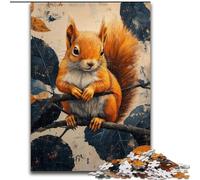Puzzle per adulti 1000 pezzi Scoiattolo Puzzle 1000 pezzi Regalo di Natale per adolescenti Riduzione dello stress fantastico per la famiglia (dimensioni 50x75cm)