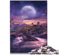 Puzzle per adulti, 1000 pezzi, "Searching for The Peace", gioco di puzzle sofisticato ma divertente e divertente, 50 x 75 cm