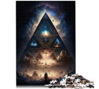 Puzzle per adulti 1000 pezzi segreti della piramide puzzle per gioco educativo sfida giocattolo antistress 26 x 38 cm