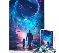 Puzzle per adulti 1000 pezzi "Sei con me",giocattoli per la decorazione della casa,regalo per compleanni,giochi rilassanti,ogni pezzo è unico - dimensioni 50x75cm