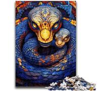 Puzzle per adulti 1000 pezzi Serpente colorato 1000 pezzi per adulti, gioco a quiz ideale come regalo per tutta la famiglia 50x75cm