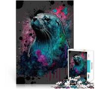 Puzzle per adulti 1000 pezzi Set di puzzle di sigilli attività divertenti a casa regalo di compleanno regali di viaggio per adolescenti dai 14 anni e oltre 26 x 38 cm