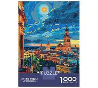 Puzzle Per Adulti 1000 Pezzi Seville, Spain Cityscape Art Puzzle Rompicapo Gioco Difficile Regali Difficili Per Amici E Familiari 38x26cm/1000pcs