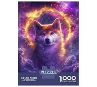 Puzzle Per Adulti 1000 Pezzi Shiba on Fire Puzzle Per Adolescenti Giocattolo Decorazione Da Parete Decorazione Da Parete Regali Per Amici E Familiari 38x26cm/1000pcs