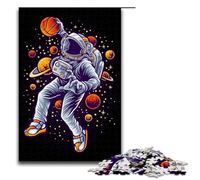 Puzzle per adulti 1000 pezzi Slam Dunk Astronauta Jigsaw Ogni pezzo è unico Gioco stimolante e divertente per tutta la famiglia 75x50cm