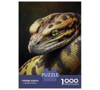Puzzle Per Adulti 1000 Pezzi Snake AI Generative Puzzle Per Adolescenti Giochi Rilassanti Un'opera D'arte Regali Unici Per Compleanno E Natale 52x38cm/1000pcs