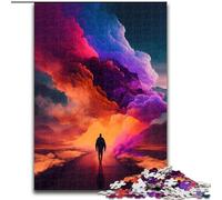 Puzzle per adulti 1000 pezzi "Sogni colorati" in legno, idea regalo unica per la casa fai da te, 50x75cm, festa di compleanno per uomini e donne