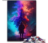 Puzzle per adulti 1000 pezzi Sogni colorati in legno, regalo divertente e attività per la casa 50x75cm, festa di compleanno per uomini e donne