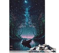 Puzzle per adulti 1000 pezzi Sogni della natura di notte Puzzle per adulti Puzzle per adolescenti Gioco di puzzle Giocattolo regalo 1000 pezzi (75x50 cm)