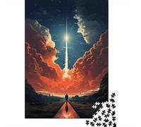 Puzzle Per Adulti 1000 Pezzi Space Exploration Adventure -3 Puzzle Per Adulti Gioco Pratico Vacanza A Casa Passatempo Gioco Stimolante Regali 52x38cm/1000pcs