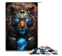 Puzzle per adulti 1000 pezzi Space Lions Family Fun Puzzle Ottimo regalo per adolescenti dai 14 anni in su 75x50 cm