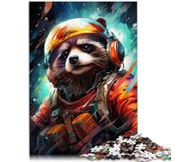 Puzzle per adulti 1000 pezzi Space Raccoon puzzle game per è ideale come regalo per tutta la famiglia 50 x 74,9 cm per adolescenti dai 14 anni in su