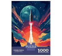 Puzzle Per Adulti 1000 Pezzi Space Rocket Blast Off Puzzle Per Adolescenti Giochi Rilassanti Analisi E Logica Riduzione Dello Stress Regali 38x26cm/1000pcs