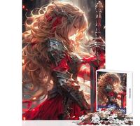 Puzzle per adulti 1000 pezzi Spada Fanciulla Angelo Decorazione per la casa Giocattoli Opera d'arte Regalo Gioco impossibile Ogni pezzo è unico - Dimensioni 38x26cm