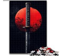 Puzzle per adulti 1000 pezzi Spada sotto la luna, giochi, giocattoli, regali unici per compleanni e regali per bambini dai 14 anni in su dimensioni 26x38cm