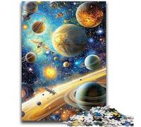 Puzzle per adulti 1000 pezzi Spazio Pianeta Aiuta il cervello a esercitare Giocattoli avvincenti per coltivare la pazienza Un'opera d'arte 50x75cm