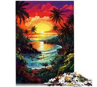 Puzzle per adulti 1000 pezzi spiagge di Bali colorato difficile e stimolante antistress sfida difficile per 14 anni 26x38cm