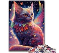 Puzzle per adulti 1000 pezzi Spirit Cat Giochi educativi Decorazione per la casa Gioco educativo per compleanno, Natale 26x38cm