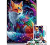 Puzzle per adulti 1000 pezzi Spirit Fox 1000 pezzi per adolescenti sfida di intelligenza cerebrale giocattoli avvincenti per la decorazione della casa 38x26cm