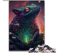 Puzzle per adulti 1000 pezzi Spiriti della natura, elefante giocattolo gioco intellettuale regalo di compleanno, regali, arte murale per età 14+ (dimensioni 50x75cm)